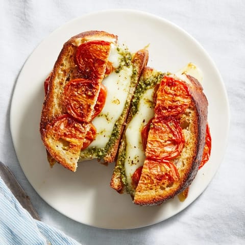Roasted Tomato Pesto Grilled Cheese