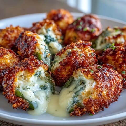Spicy Cajun Crab Poppers
