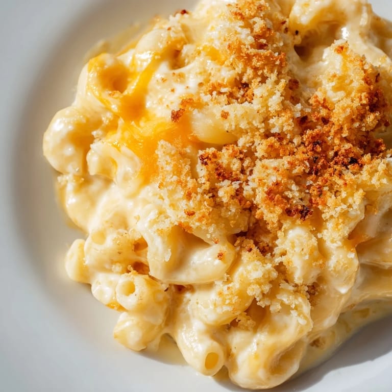 Creamy elbow macaroni and cheese, a classic American comfort food, perfect for family dinners.