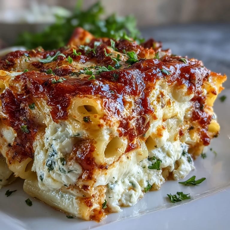 Hearty freezer make-ahead baked ziti, loaded with creamy ricotta and savory tomato sauce, ready to be frozen for a convenient weeknight meal.