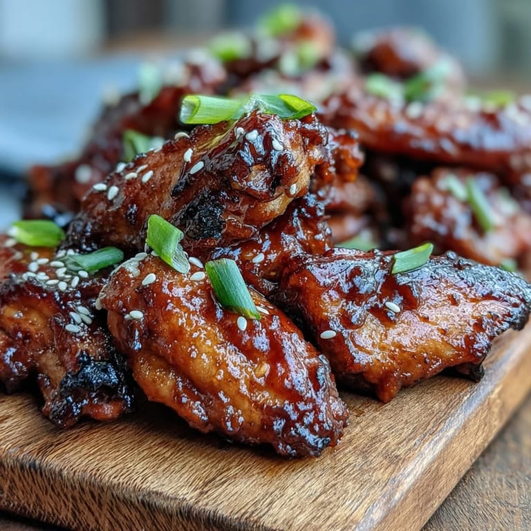 Sticky Coca Cola Chicken Wings simmered in a rich soy garlic glaze, served hot and ready for sharing at a party.