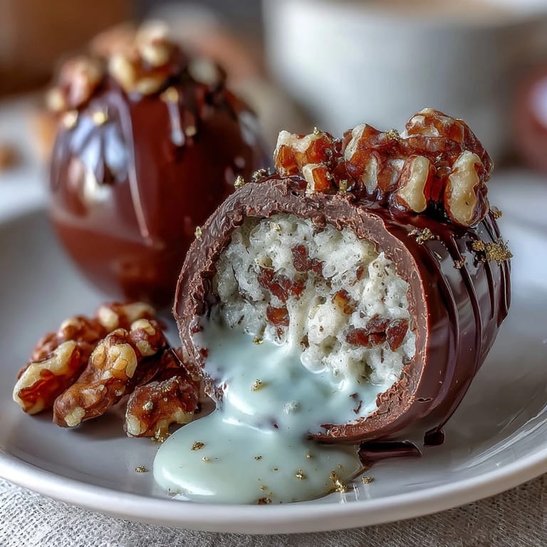 Elegant Dubai Chocolate Strawberry Easter Eggs with a vibrant pink shell and irresistible crunchy filling, finished with a touch of edible gold leaf.