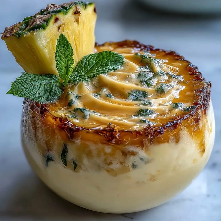 Chilled pineapple coconut agua fresca featuring ripe pineapple, coconut milk, and lime juice—perfect for hot days or parties.